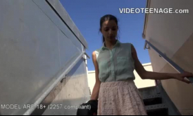 Skinny teen amateur in webcam show bigtime.