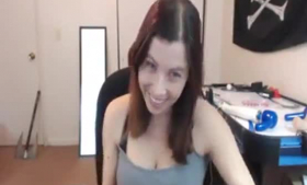 Big titted brunette likes to hear the news, because it gives her the chance to suck dick.