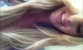 Blonde beauty is eager to get a dick up her ass and make it explode from pleasure