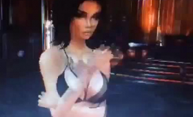Spanish brunette pole dancer, Izzo Rivera got fucked in a fake cab, until she got creampied