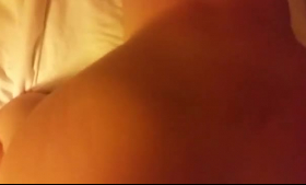 Sensual ebony girlfriend fingers herself while her boyfriend is watching her on spycam