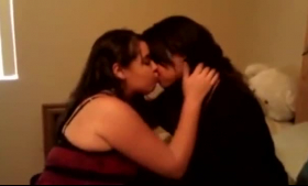 Lesbians are making love in front of the camera and using a vibrator to spice it up