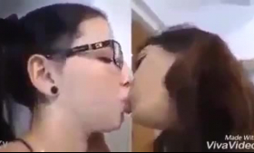 Two adorable chicks have a thing for eating each other's pussy, instead of doing the job.