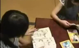 Horny Japanese student gets gangbanged and facialized