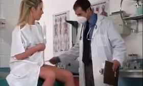 Lovely blonde patient having the doctors gt to hard and rammed