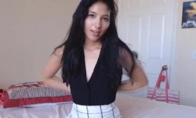 Petite asian girl is petite and rilute to take care of one cock.