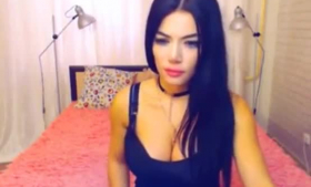 Seductive college babe was looking for her boyfriend on her camera, so she might go see him
