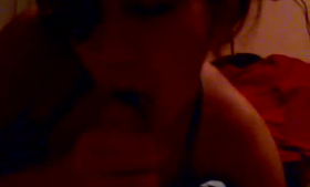 Innocent teen shemale fingers her ass on webcam