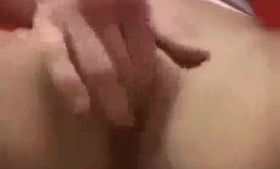 Skinny blonde woman is sucking a stranger's dick instead of doing her job and getting fucked ass first