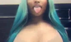 Nikki Minaj likes to spice up her regular toying sessions with casual sex on the couch.
