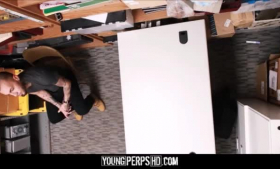 Huge tited twink gets nailed hard in the office