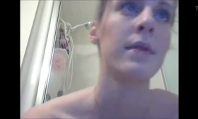 Blue eyed teen pees all over her boyfriend to wake him up and make him want sex