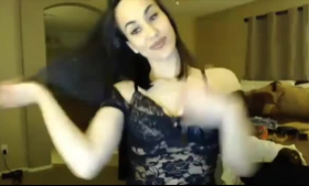 Posh Brunette Creampied in her new Subtitled Clips