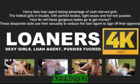 Debt4k. The loan agency wants payment so much and anhens long hair MILF for sex