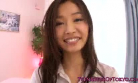 This adorable Japanese TEEN gets ready to drop in for breakfast money. She takes off her Skin Tight Jeans and GGG engulfs her perfect titties and Ass holes! Hot wild Portia D'Agostino got stuffed dad!