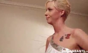 German Waterbus Tattooed White Wife Bedroom Blowjob an HD