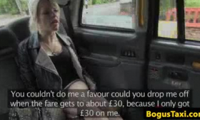 Innocent blonde cabbie whipped young like a slave.