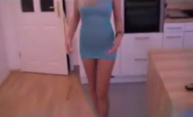Tattooed blonde bitch in a tight, red dress, TITOJAV has a kink on a black guy.