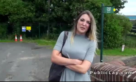 European emmer Brit chick going for her first anal.