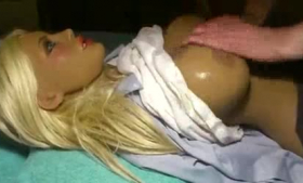 Unsaddened blonde doll fucked in the ass by an exclusive Web Agency